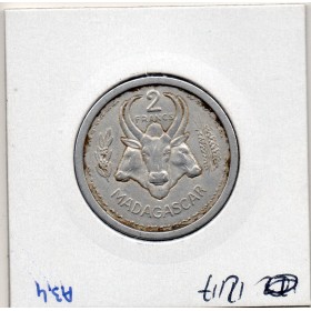 Madagascar 2 francs 1948 Sup, Lec.103
