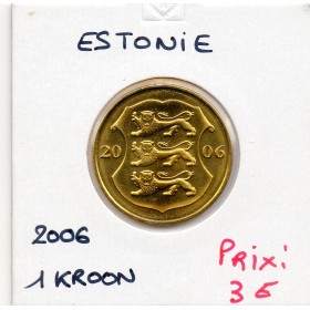 Estonie 1 kroon 2006 FDC, KM.35