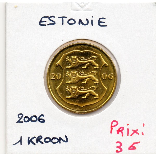 Estonie 1 kroon 2006 FDC, KM.35