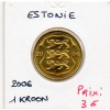 Estonie 1 kroon 2006 FDC, KM.35