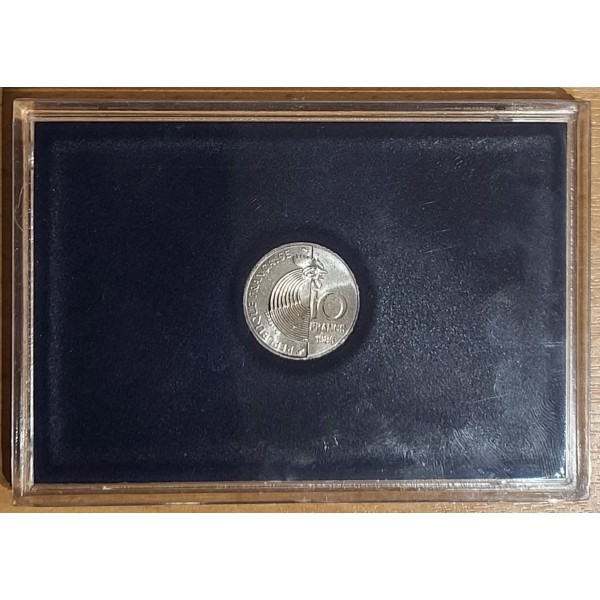 Epreuve argent 10 francs Schuman BU 1986