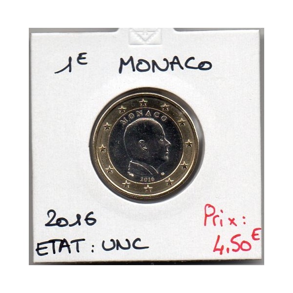 Pièce 1 euro Monaco 2016 - Albert II