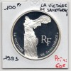 100 francs Argent, BE, 1993, La Victoire de Samothrace