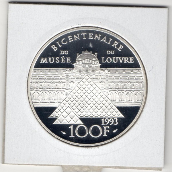 100 francs Argent, BE, 1993, La Victoire de Samothrace