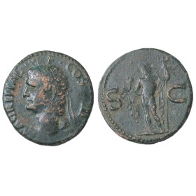 As d'Agrippa (37-41) RIC.58 Neptune sear Rome