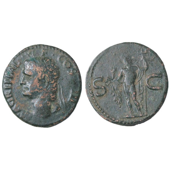As d'Agrippa (37-41) RIC.58 Neptune sear Rome