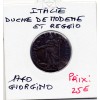 Italie Modène et Reggio 1 Giorgino 1740 TTB, Francesco III