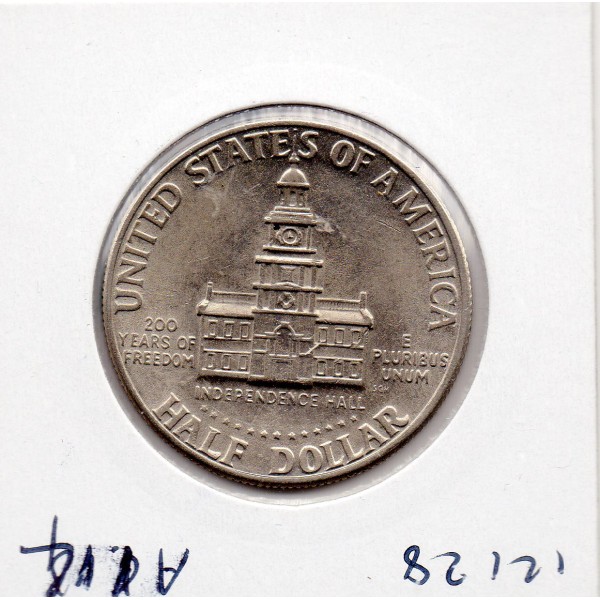 Etats Unis 1/2 Dollar 1976 D Sup, KM.205 Kennedy Bicentenaire
