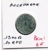 Allemagne 10 reichspfennig 1940 A, TTB KM.101 Berlin