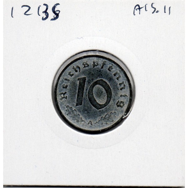 Allemagne 10 reichspfennig 1940 A, TTB KM.101 Berlin
