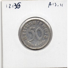 Allemagne 50 reichspfennig 1939 B, TTB KM.96 Hanovre