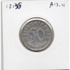 Allemagne 50 reichspfennig 1939 B, TTB KM.96 Hanovre