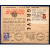 Timbre France Yvert No 883 sur carte lettre gréve de saumur