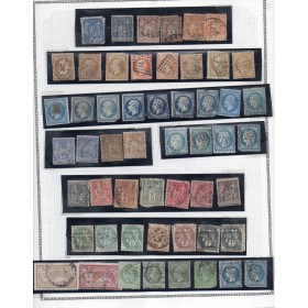 lot de timbres classiques et apres 1900 etat des deffectueux mais beau lot pour étude