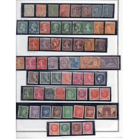 lot de timbres classiques et apres 1900 etat des deffectueux mais beau lot pour étude