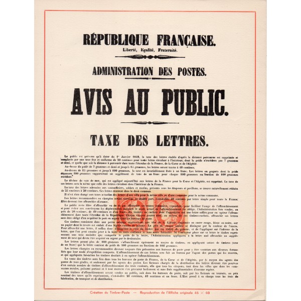 Rare document du centenaire du timbre 1849-1949 avec 27 vignettes