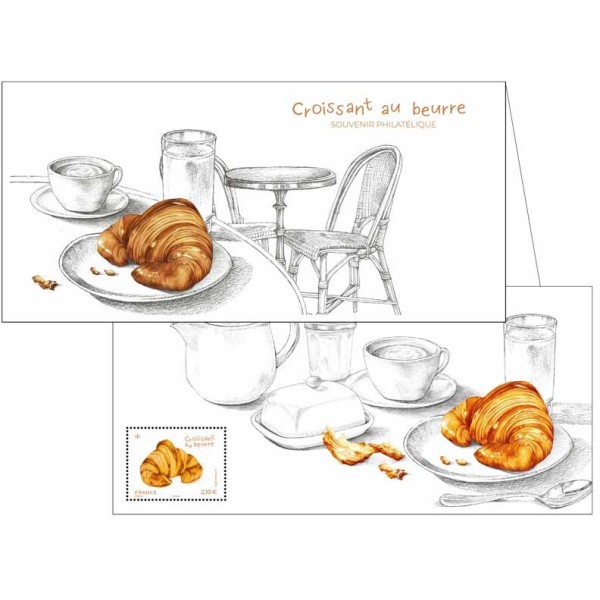 Bloc Souvenir 229, Le Croissant au beurre, Neuf
