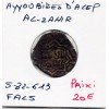 Ayyubid d'Alep Al-Zahir Ghazi, 1 Fals 607 AH TTB