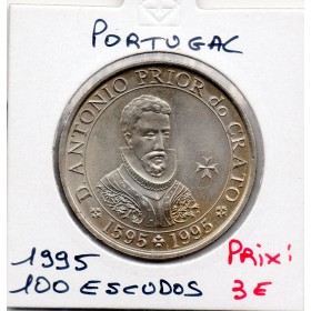 Portugal 100 escudos 1995 Spl, KM.680 António, Prior do Crato