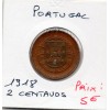 Portugal 2 centavos 1918 TTB, KM.568 première république