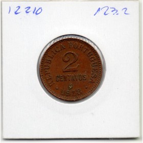Portugal 2 centavos 1918 TTB, KM.568 première république