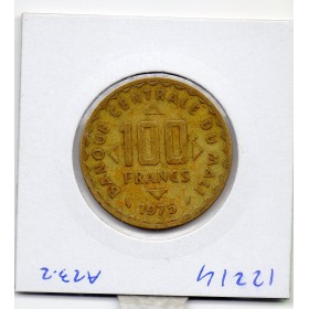 Mali 100 francs 1975 TTB, KM.10 3 épis de Mais