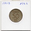 Suède 50 Ore 1954 TTB, KM.825 Gustaf VI Adolf