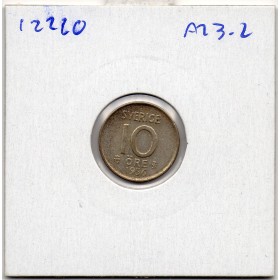 Suède 10 Ore 1956 Sup, KM.823 Gustaf VI Adolf