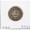 Suisse 1 franc 1898 TB, KM.24