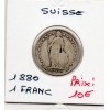 Suisse 1 franc 1880 B, KM.24