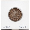 Suisse 1 franc 1903 TTB, KM.24
