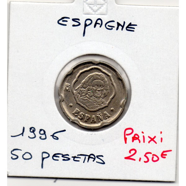 Espagne 50 pesetas 1996 Spl, KM.963