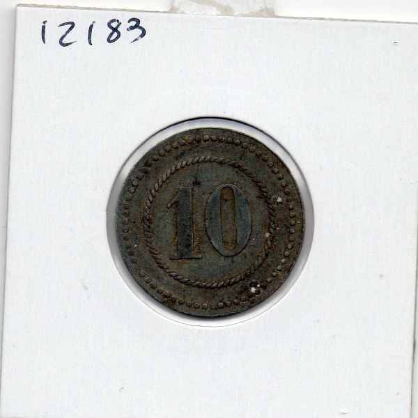 Kriegsgeld Cassel 10 pfennig Non daté, TTB Kriegsgefangenenlager