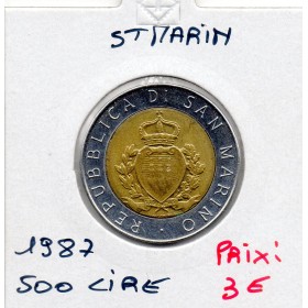 Saint Marin 500 lire 1987 FDC, KM.209