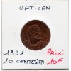 Vatican 10 centesimi 1931 Sup+, KM.2 Pie XI