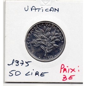 Vatican 50 lire 1975 Spl, KM.121 Paul VI