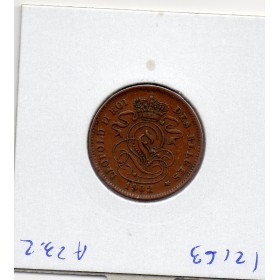 Belgique 2 centimes 1902 en Français TTB, KM.35 Lion