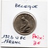 Belgique bon pour 1 Franc 1923 en Flamand Sup+, KM.90