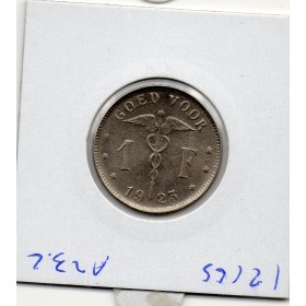 Belgique bon pour 1 Franc 1923 en Flamand Sup+, KM.90