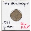 Inde Britannique 1/2 anna 1947 Calcutta Sup, KM.535 Georges Vi