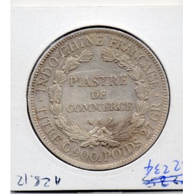 Indochine 1 piastre 1908 Sup-, Lec.291 Marianne assise