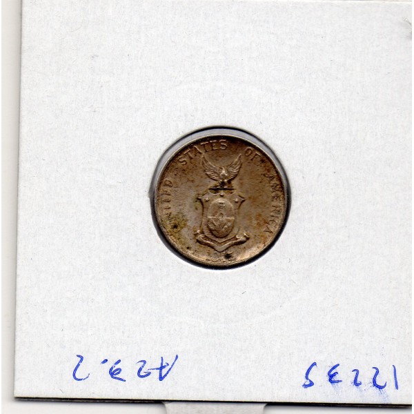 Philippines 10 Centavos 1945 Sup, KM.181 gouvernement USA