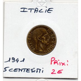 Italie 5 centesimi 1941 R Rome TTB, KM.73a Victor-Emmanuel III