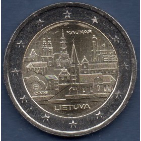 2 euro commémorative UNC, Lituanie 2026, Kaunas, pièce de monnaie €