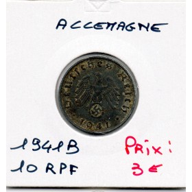 Allemagne 10 reichspfennig 1941 B, TTB KM.101 Vienne