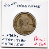 Indochine 20 cents .1939. non magnétique TTB+, Lec.247 pièce de monnaie