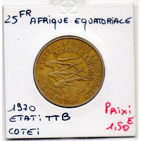 Aef Cameroun 25 francs 1970 TTB, Lec.4