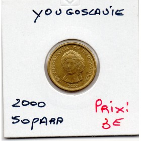 Yougoslavie 50 Para 2002 Spl, KM.179 Buste Srbija