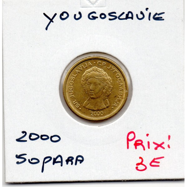 Yougoslavie 50 Para 2002 Spl, KM.179 Buste Srbija