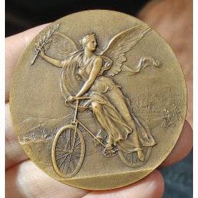 Médaille récompense Cyclisme, 1908 Vernon Corne
